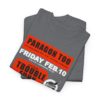 *Tee – Paragon II – Trouble Funk, Government Issue & Grand Mal – Orange Fire Print on 4 Color Options w/OSGOGO Logo - Image 33