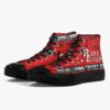 **OSG II Kicks – Oxon Hill High School – Rare Essence – Black & White Print on Red - Image 3