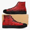 **OSG II Kicks – Oxon Hill High School – Rare Essence – Black Print on Red - Image 2