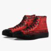 **OSG II Kicks – Oxon Hill High School – Rare Essence – Black Print on Red - Image 3