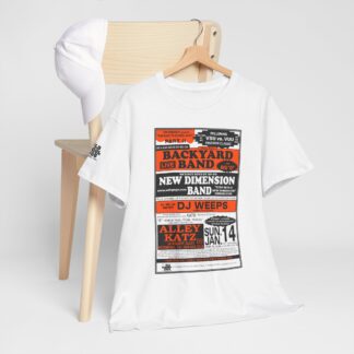 *Tee – Alley Katz – Back Yard & New Dimension – Orange Print on 4 Color Options w/OSGOGO Logo