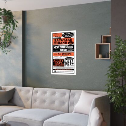 **Poster – Alley Katz – Back Yard & New Dimension - Image 10