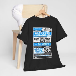 *Tee – Alley Katz – Back Yard & New Dimension – Light Blue Print on 4 Color Options w/OSGOGO Logo
