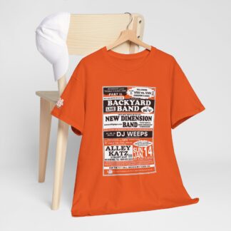 *Tee – Alley Katz – Back Yard & New Dimension – White & Black Print on 11 Color Options w/OSGOGO Logo