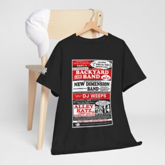 *Tee – Alley Katz – Back Yard & New Dimension – Red Print on 4 Color Options w/OSGOGO Logo