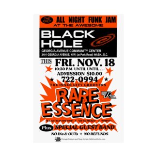 ***Poster XLarge (28″ x 40″) – Black Hole – Rare Essence