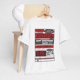 *Tee – Alley Katz – Back Yard & New Dimension – Red Print on 4 Color Options w/OSGOGO Logo