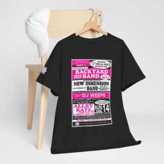 *Tee – Alley Katz – Back Yard & New Dimension – Magenta Print on 4 Color Options w/OSGOGO Logo