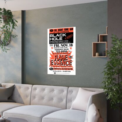 ***Poster XLarge (28″ x 40″) – Black Hole – Rare Essence - Image 4
