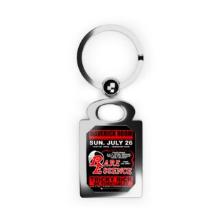 Keyring – Maverick Room – Rare Essence – Red w/Black Background