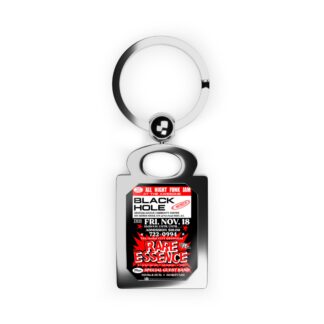 Keyring – Black Hole – Rare Essence – Red w/Black Background