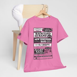 *Tee – Alley Katz – Back Yard & New Dimension – Black & White Print on 10 Color Options w/OSGOGO Logo