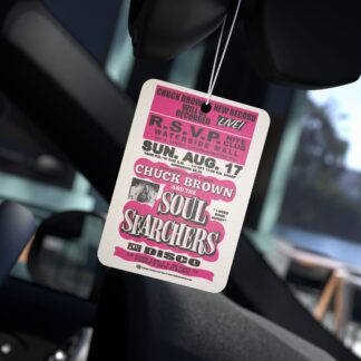 *Air Freshener – RSVP – Chuck – Pine, New Car, and Black Ice! Magenta Print