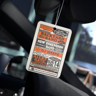 *Air Freshener – Alley Katz – Back Yard & New Dimension – Pine, New Car, and Black Ice! Orange Print