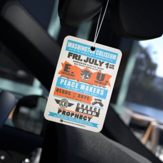 *Air Freshener – Washington Coliseum – EU, PeaceMakers, Redds & The Boys, Chance & Prophecy – Pine, New Car, and Black Ice! Orange & Light Blue Print