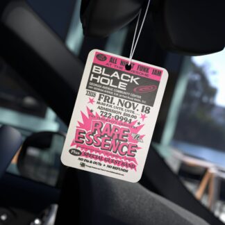 *Air Freshener – Black Hole – Rare Essence – Pine, New Car, and Black Ice! Magenta Print