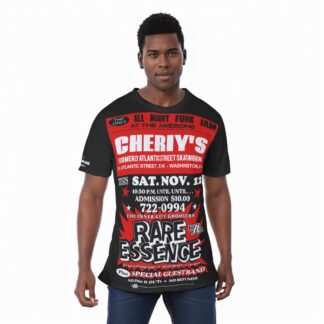 *Tee – Full Print - Cheriy’s – Rare Essence – Red Print
