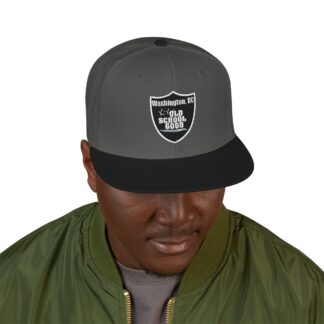 *OSGOGO Raiders (Embroidered) – Snapback Hat – White & Black Print on 17 Color Options