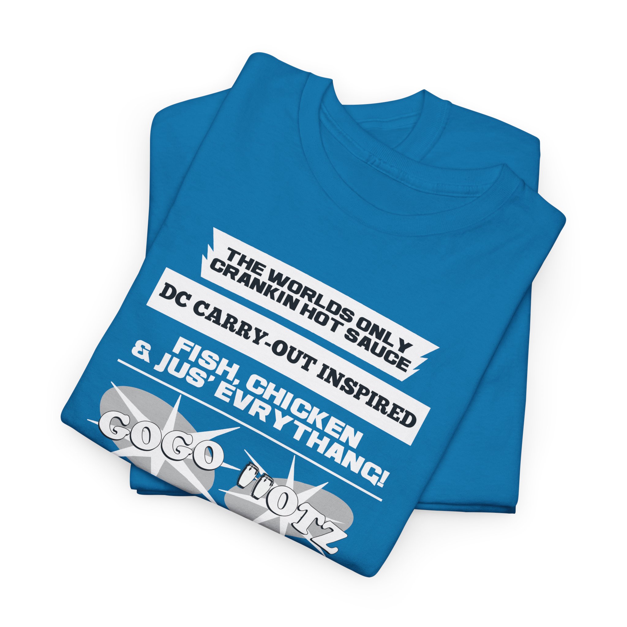 **Tee - GoGo Hotz - White, Black & Grey Print - Image 37