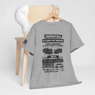 **Tee – GoGo Hotz – Black & Grey Print