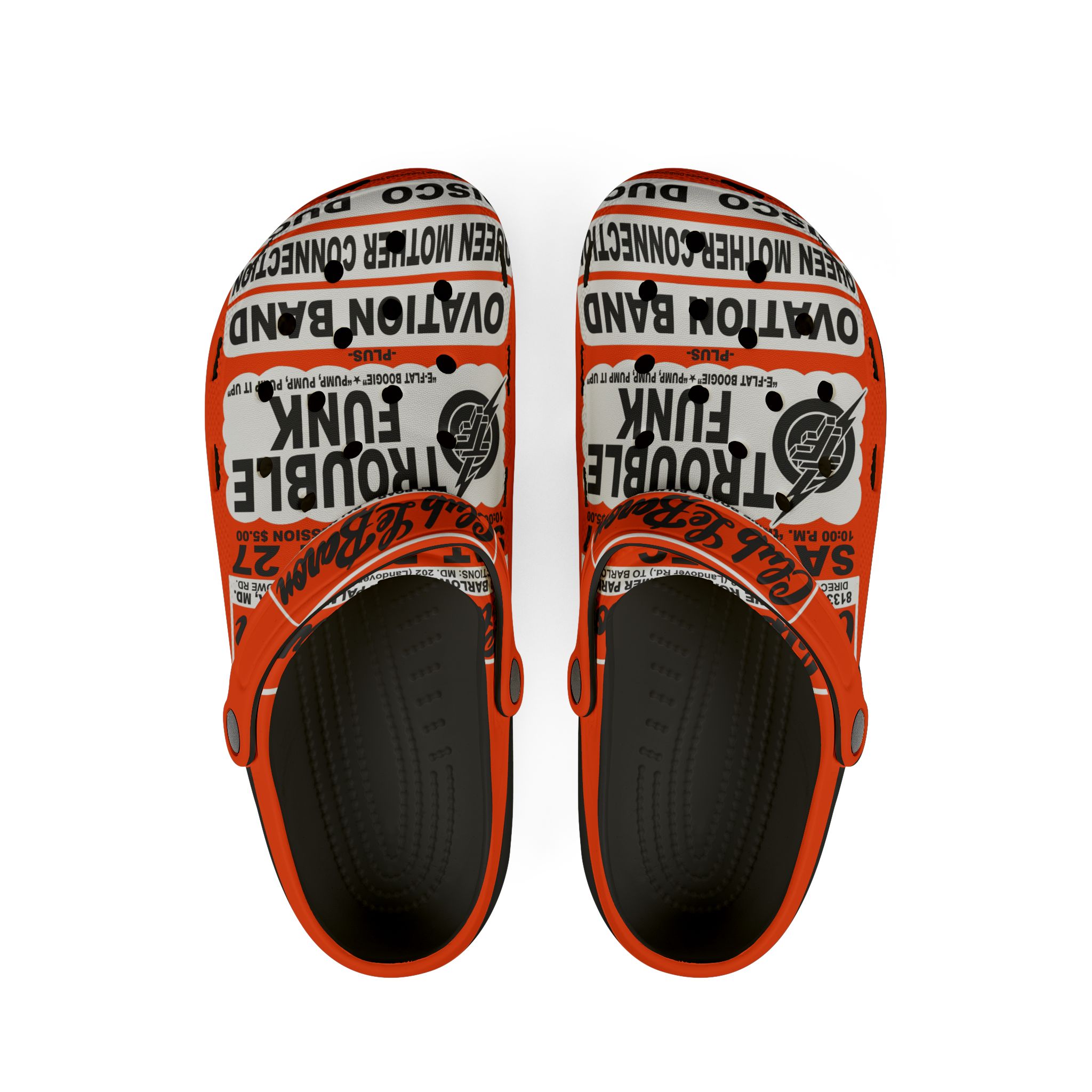 ****OSG Dawgz – Club Lebaron – Trouble Funk & Ovation – White & Black on Black & Orange