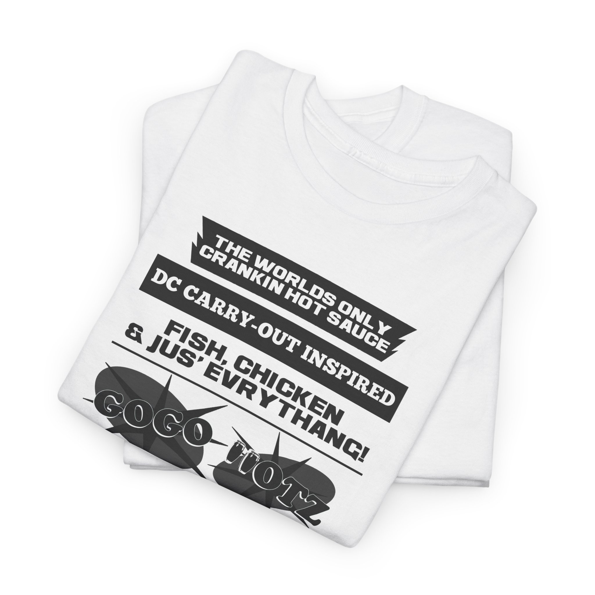 **Tee – GoGo Hotz – Black & Grey Print - Image 27