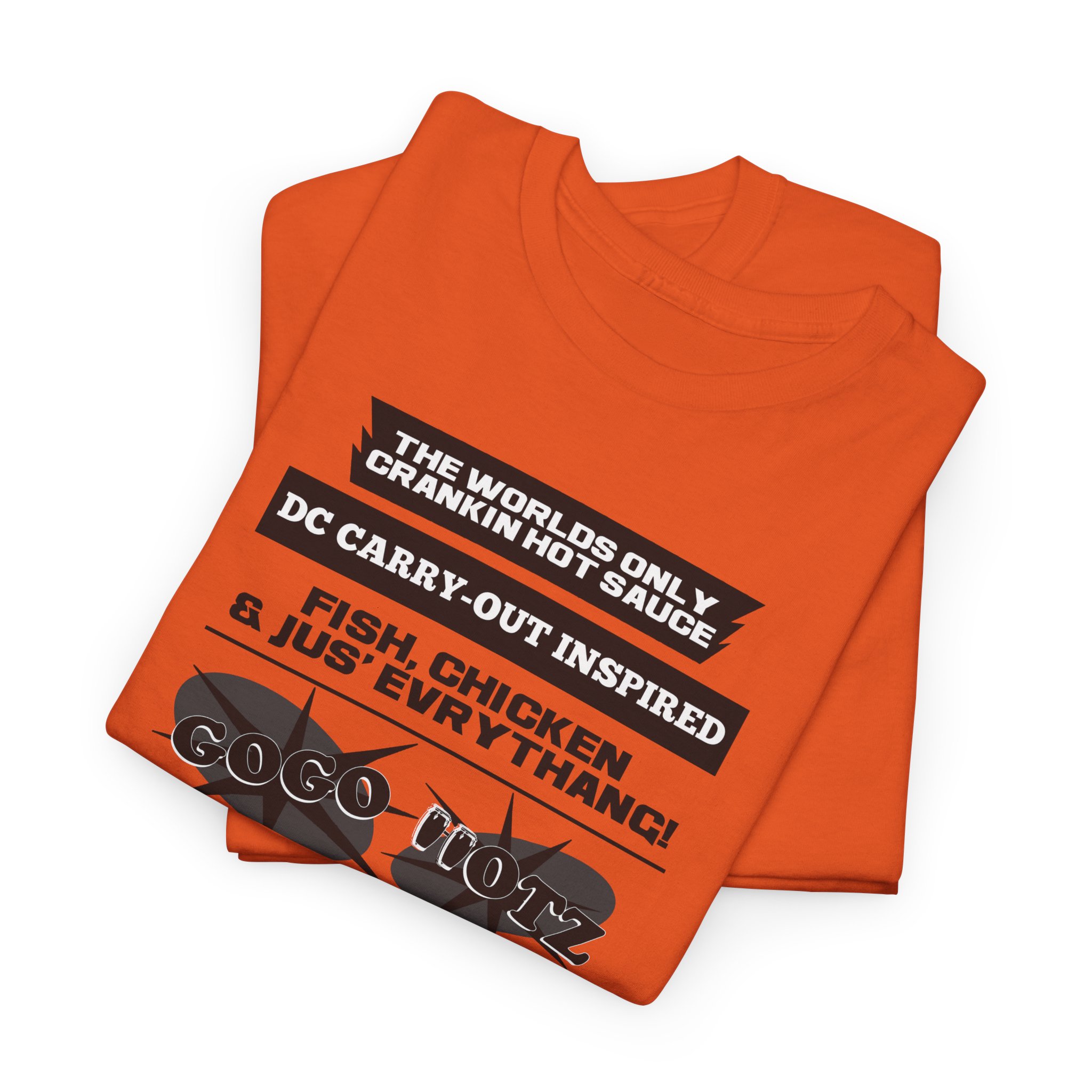 **Tee – GoGo Hotz – Black & Grey Print - Image 43