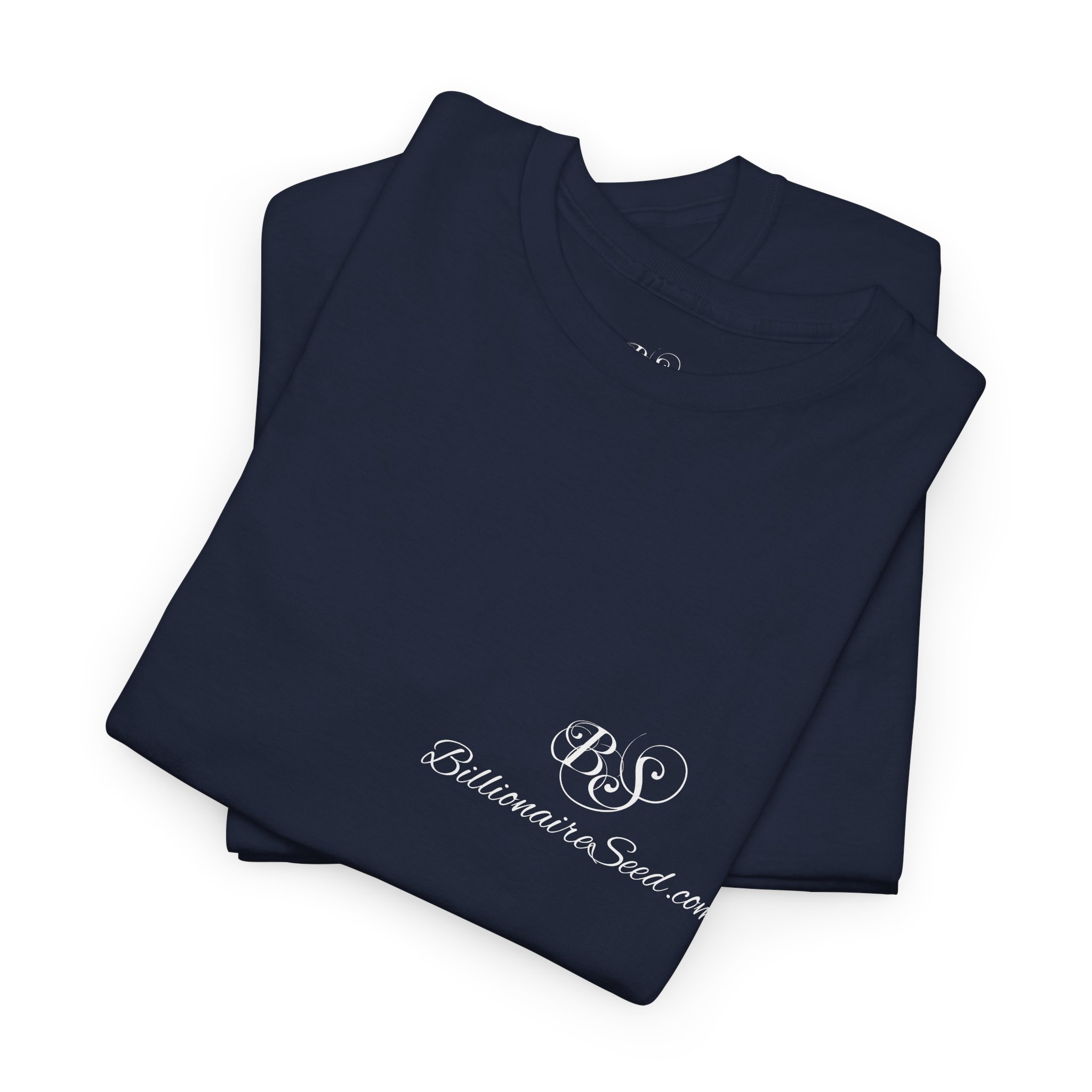 Billionaire Seed – Change Your State Of Mind & Riches Will Follow - White Print Tee (Front & Back) - Image 23