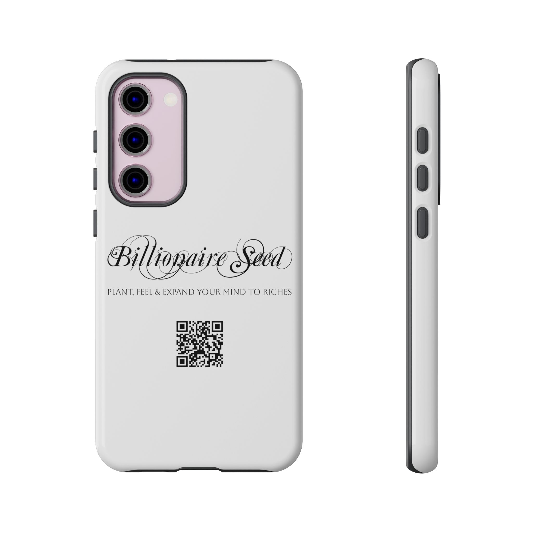 Phone Cases (Samsung) - Plant, Feel & Expand Your Mind To Riches - Billionaire Seed (White) - Image 38