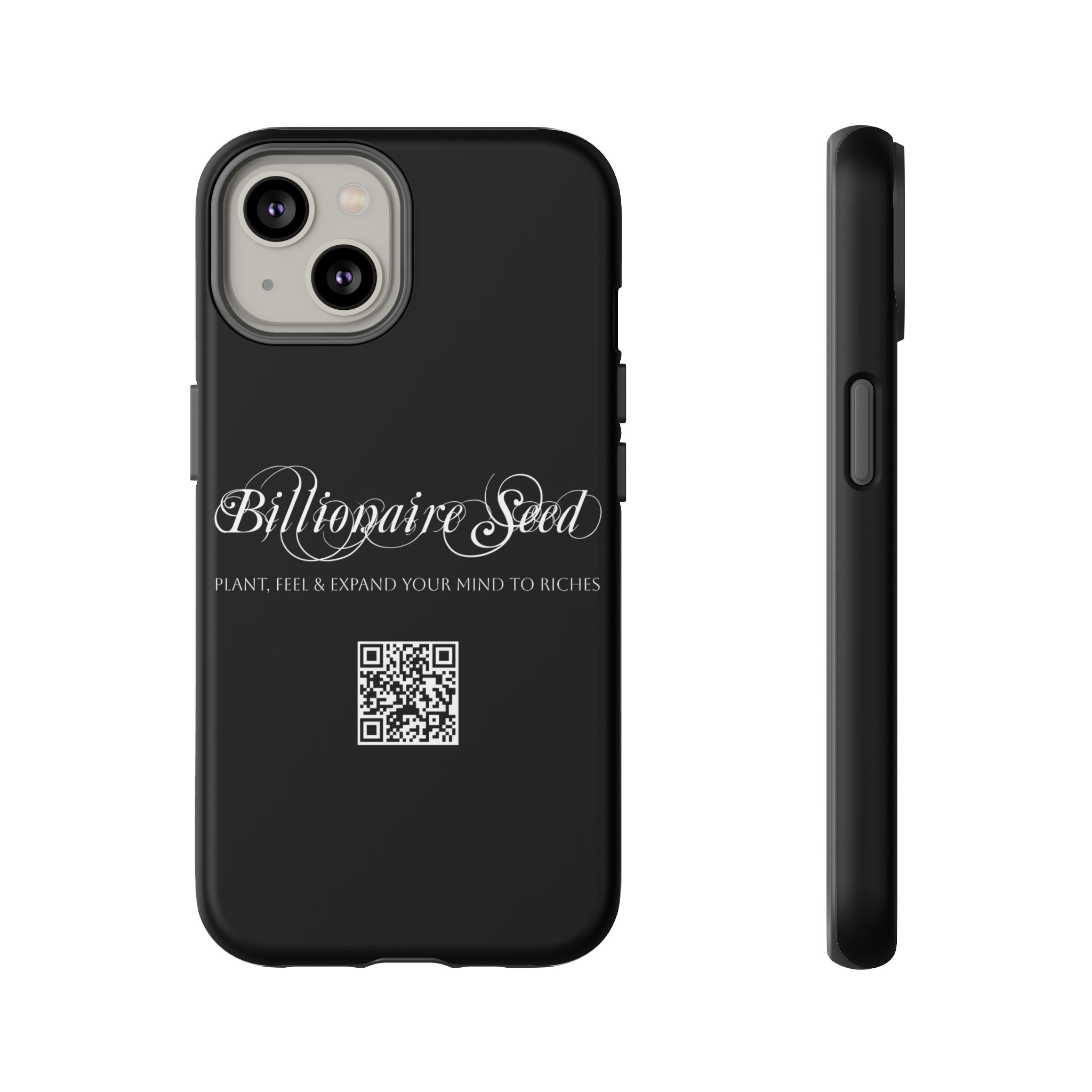 Phone Cases - Plant, Feel & Expand Your Mind To Riches - Billionaire Seed (Black) - Image 40