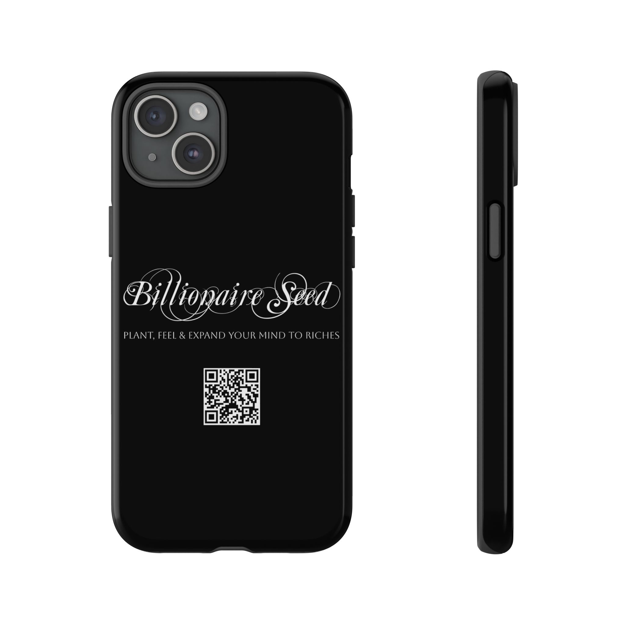 Phone Cases - Plant, Feel & Expand Your Mind To Riches - Billionaire Seed (Black) - Image 53