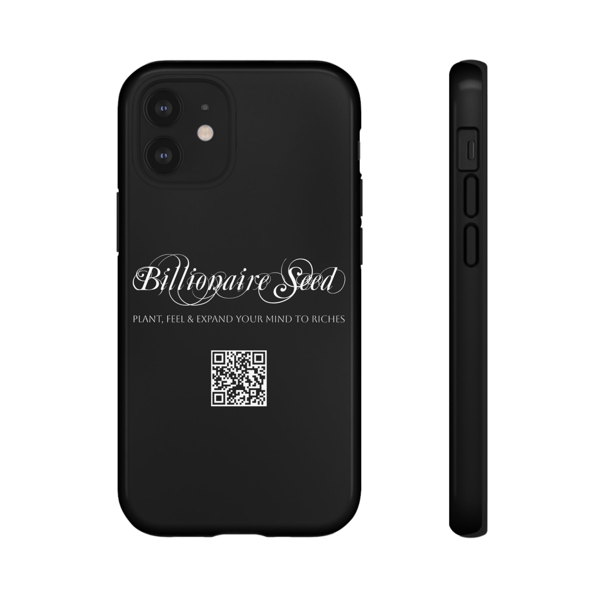 Phone Cases - Plant, Feel & Expand Your Mind To Riches - Billionaire Seed (Black) - Image 21