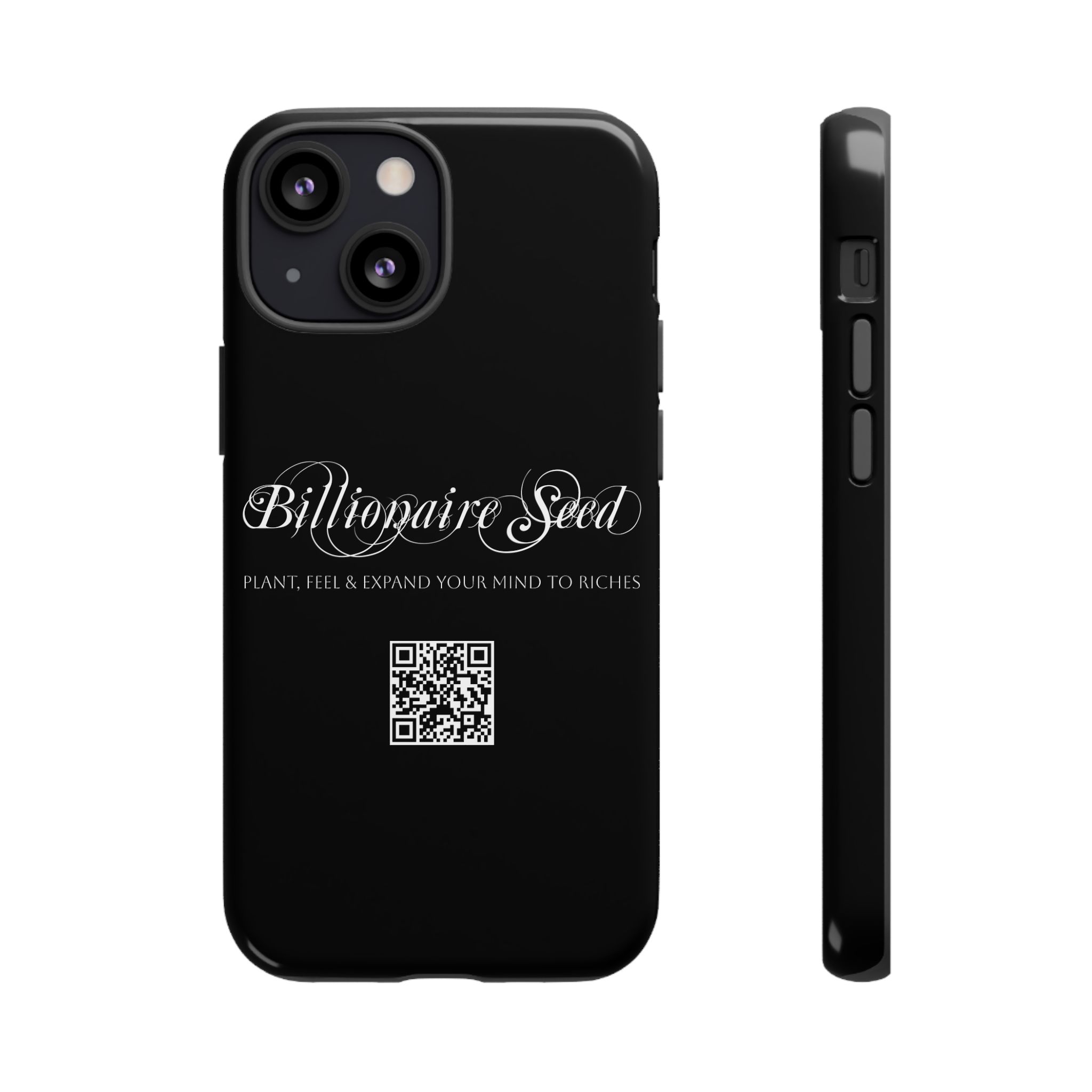 Phone Cases - Plant, Feel & Expand Your Mind To Riches - Billionaire Seed (Black) - Image 31