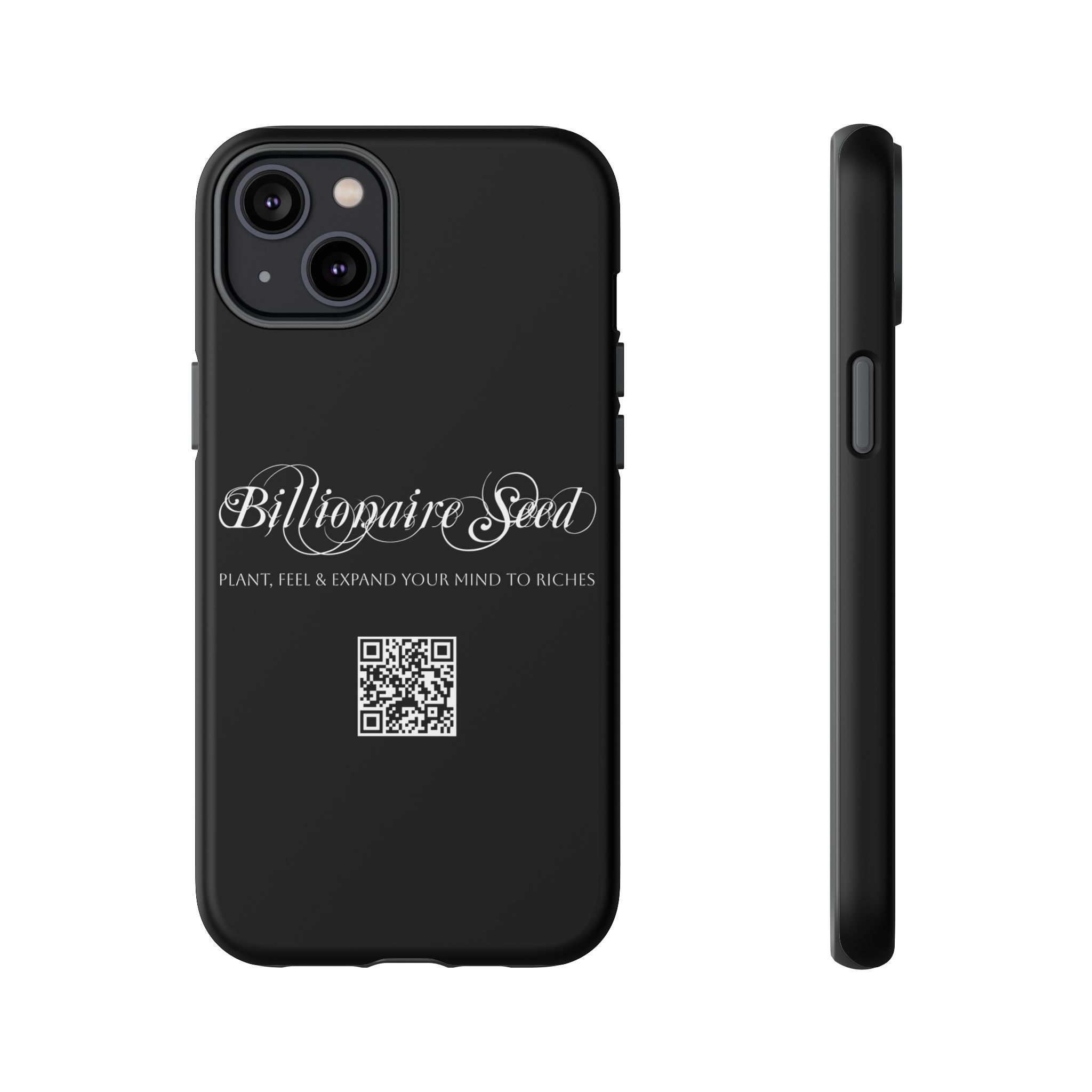 Phone Cases - Plant, Feel & Expand Your Mind To Riches - Billionaire Seed (Black) - Image 44