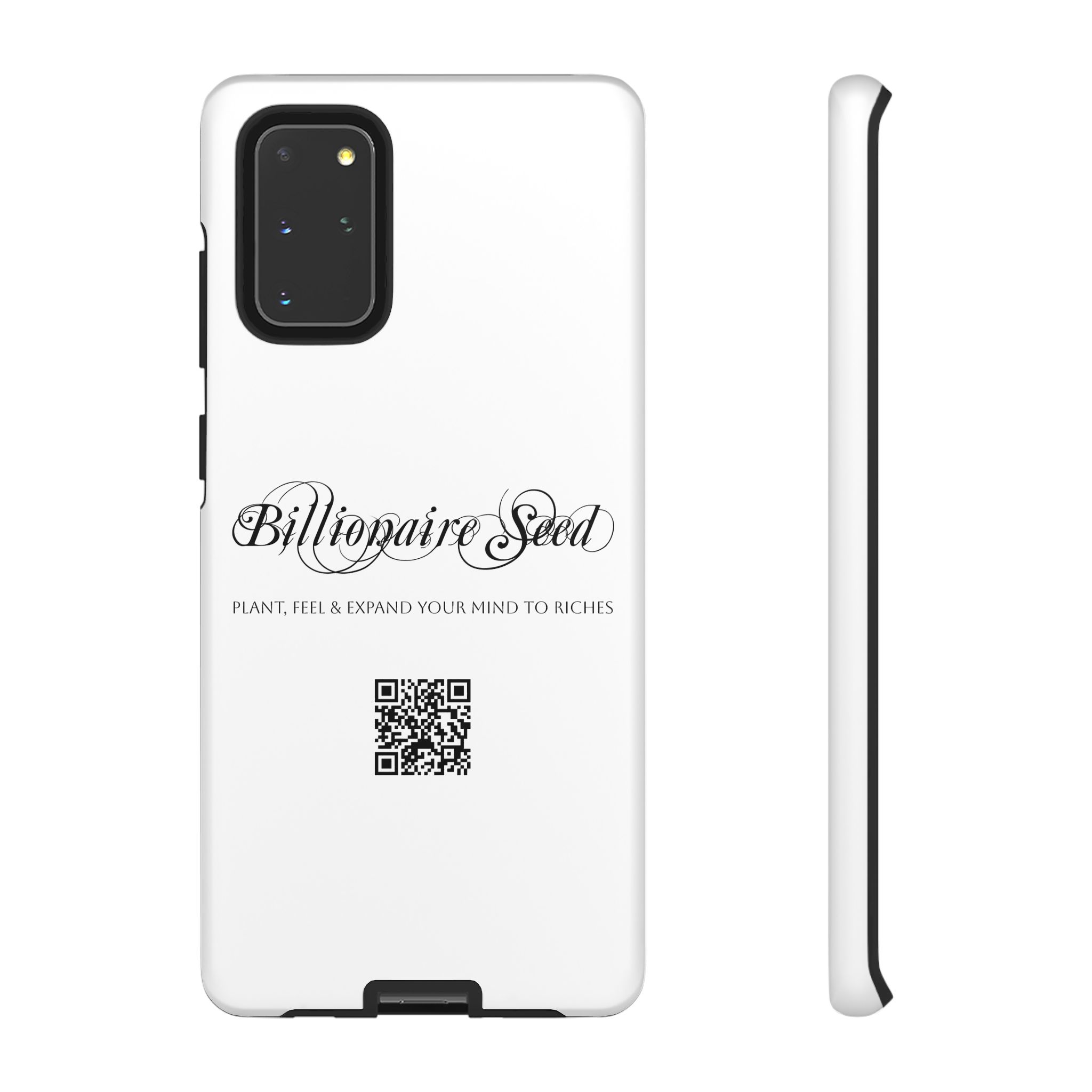 Phone Cases (Samsung) - Plant, Feel & Expand Your Mind To Riches - Billionaire Seed (White) - Image 19