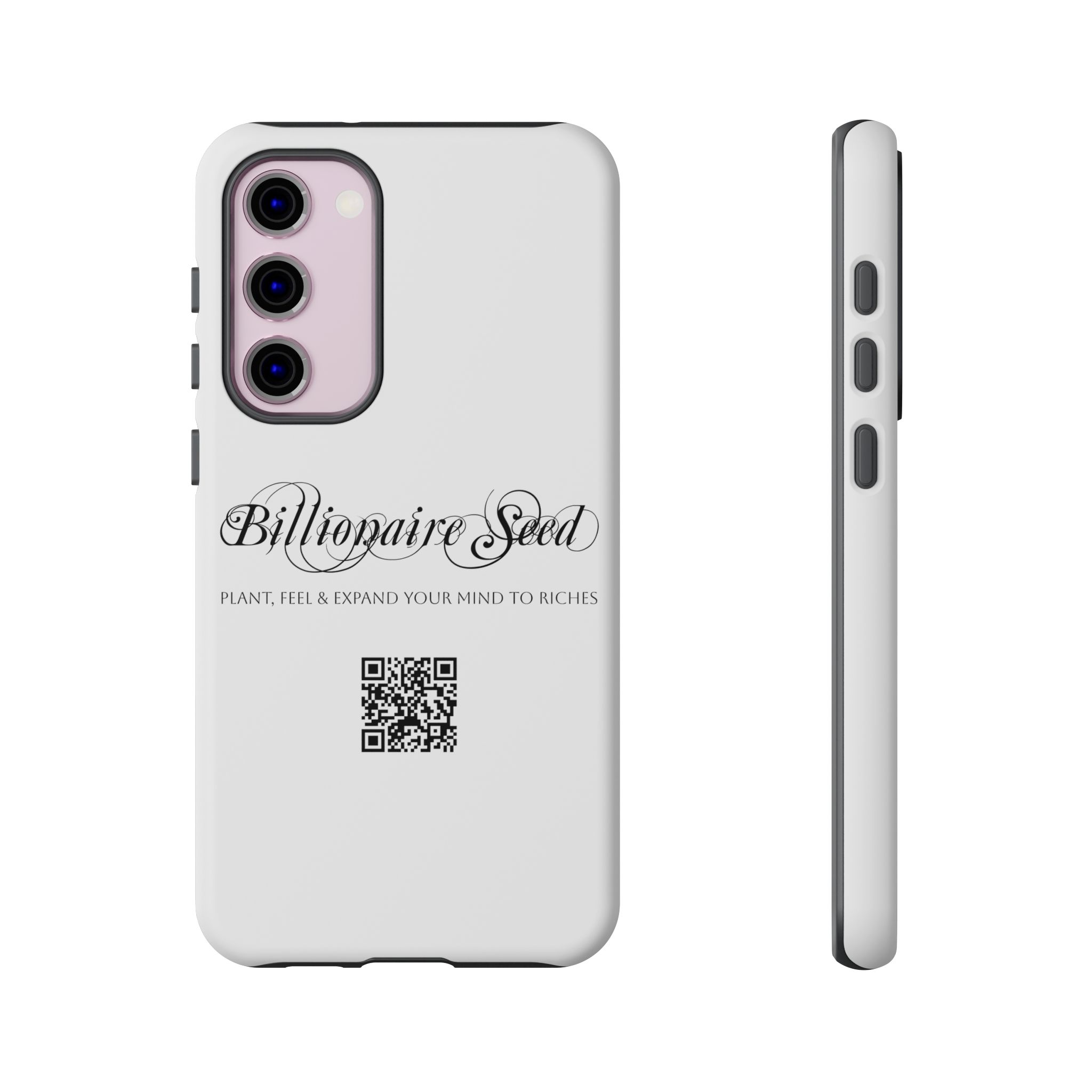 Phone Cases (Samsung) - Plant, Feel & Expand Your Mind To Riches - Billionaire Seed (White) - Image 39