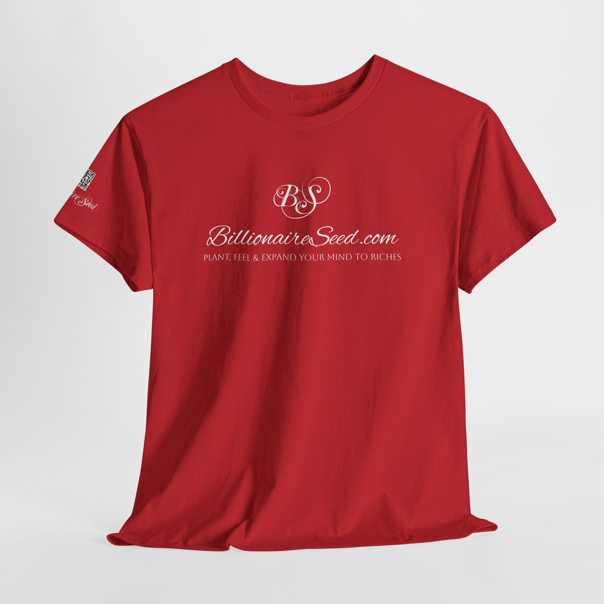 Billionaire Seed – Plant, Feel & Expand Your Mind To Riches - White Print Tee - Image 23
