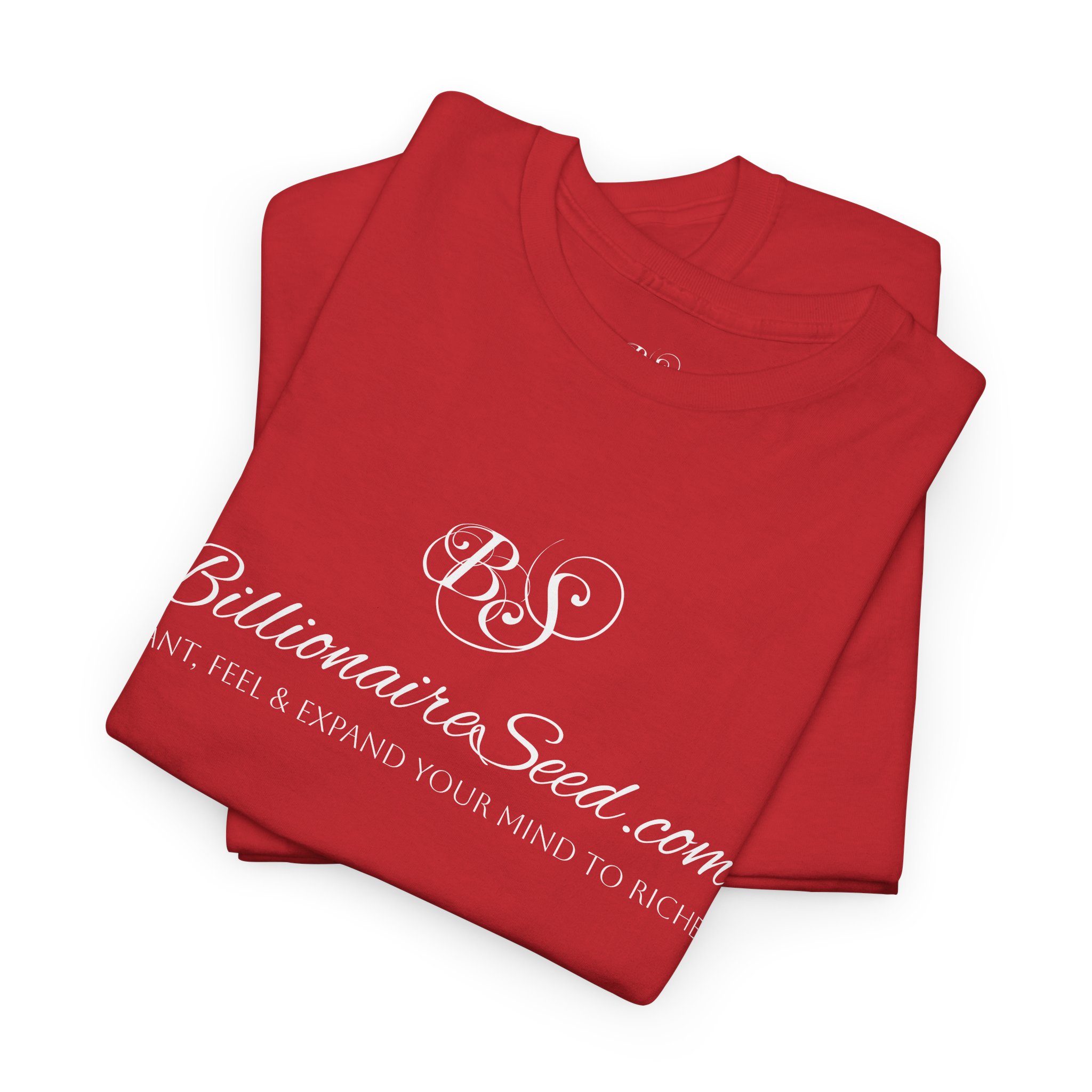 Billionaire Seed – Plant, Feel & Expand Your Mind To Riches - White Print Tee - Image 22