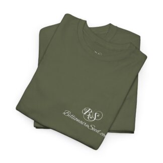 Billionaire Seed – Change Your State Of Mind & Riches Will Follow - White Print Tee (Front & Back)
