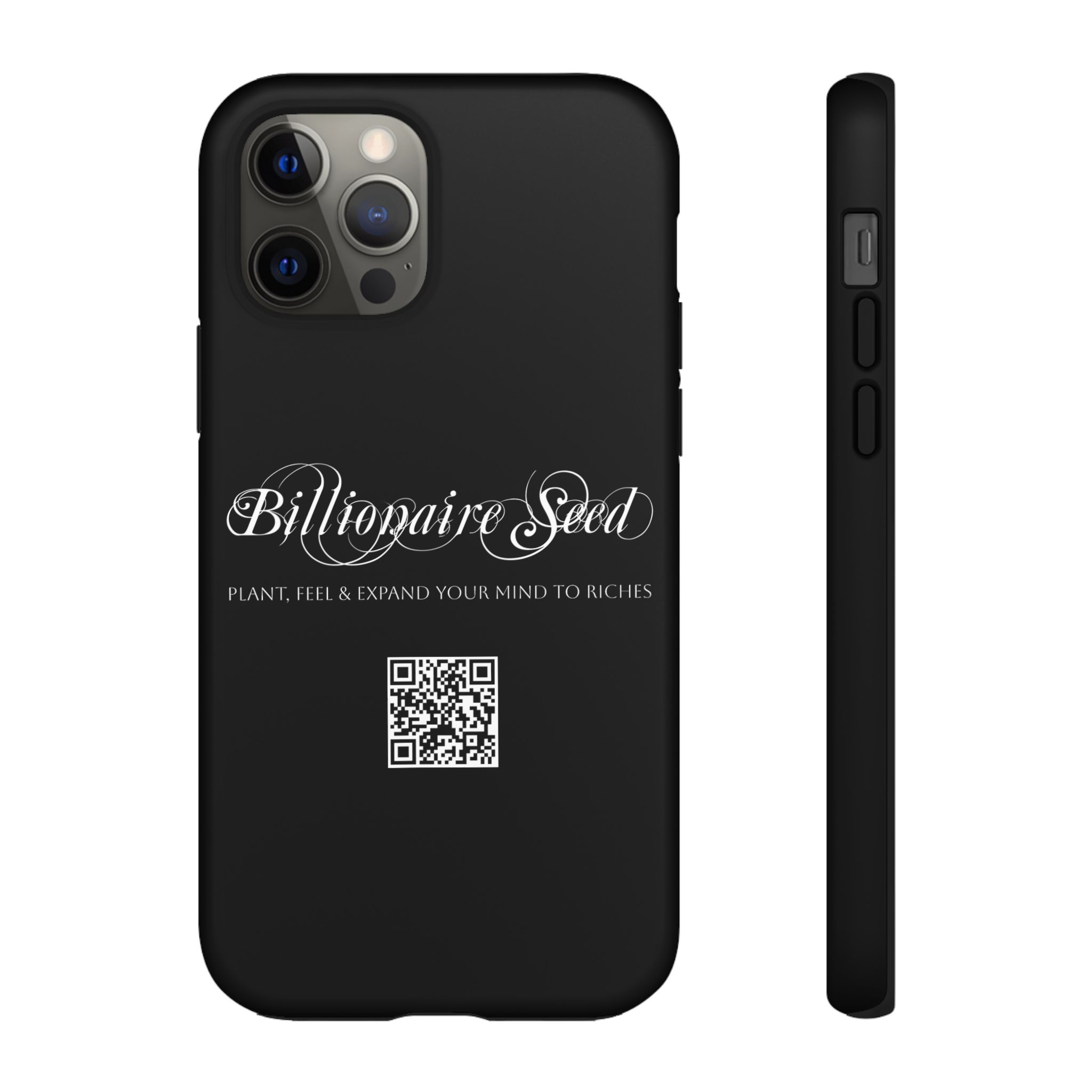Phone Cases - Plant, Feel & Expand Your Mind To Riches - Billionaire Seed (Black) - Image 26