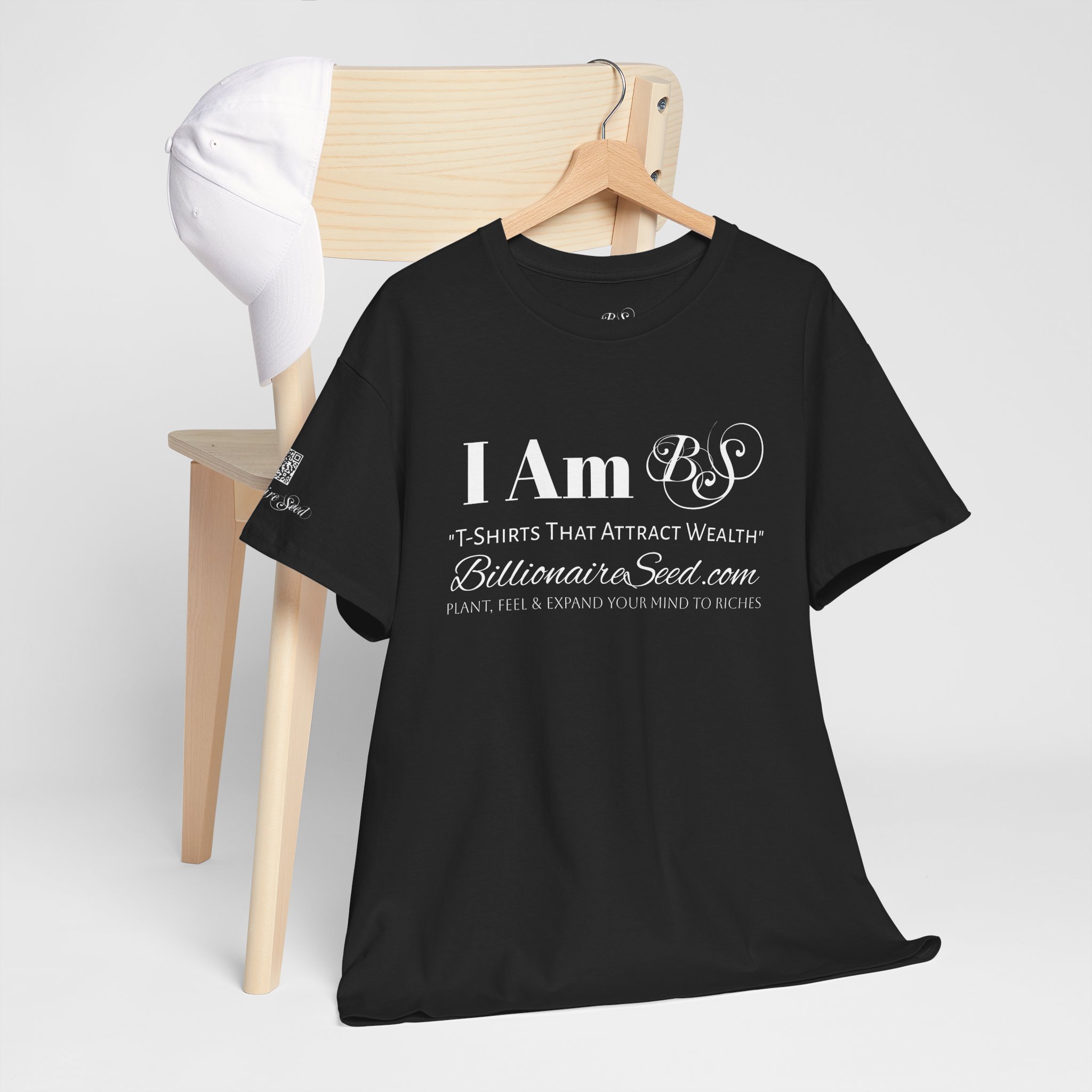 Billionaire Seed – T-Shirts That Attract Wealth - White Print Tee - Image 3