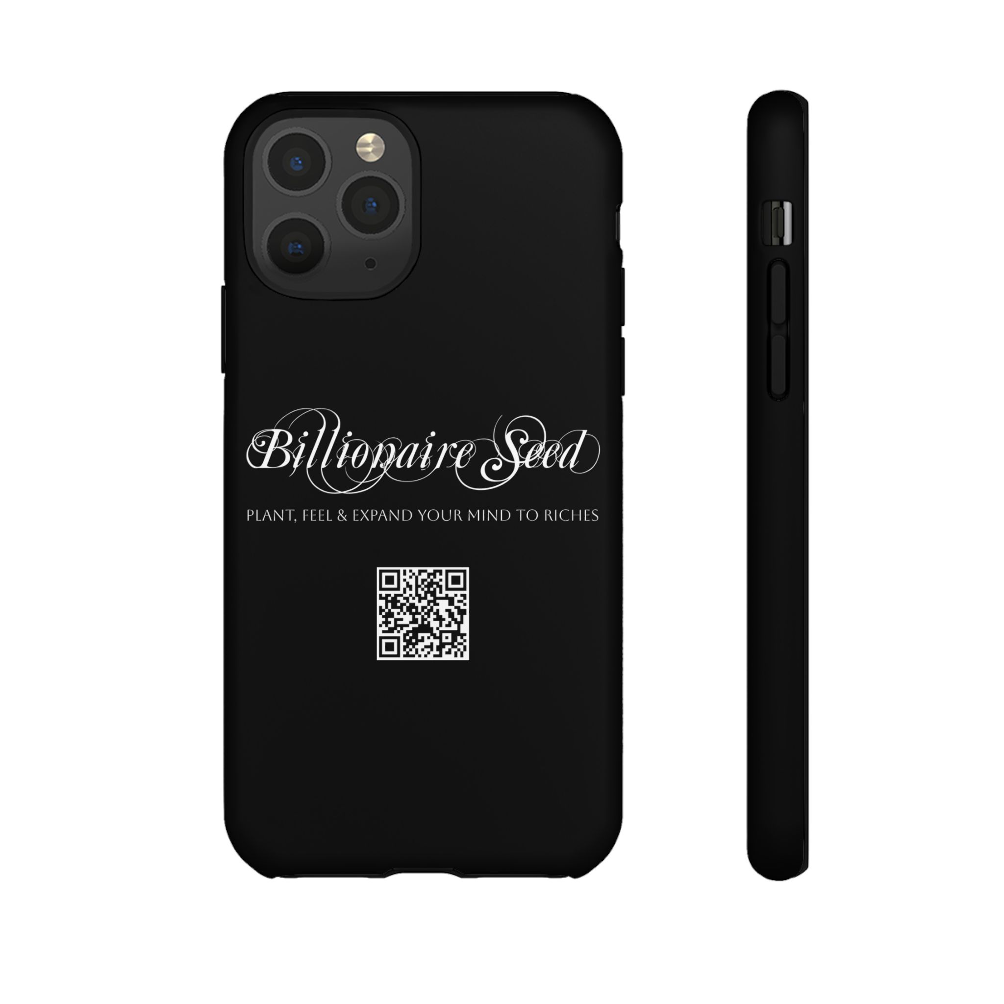 Phone Cases - Plant, Feel & Expand Your Mind To Riches - Billionaire Seed (Black) - Image 18