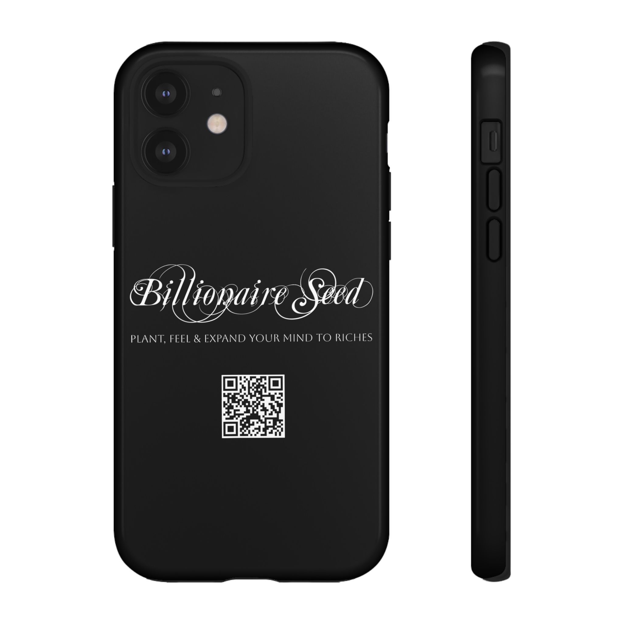 Phone Cases - Plant, Feel & Expand Your Mind To Riches - Billionaire Seed (Black) - Image 23