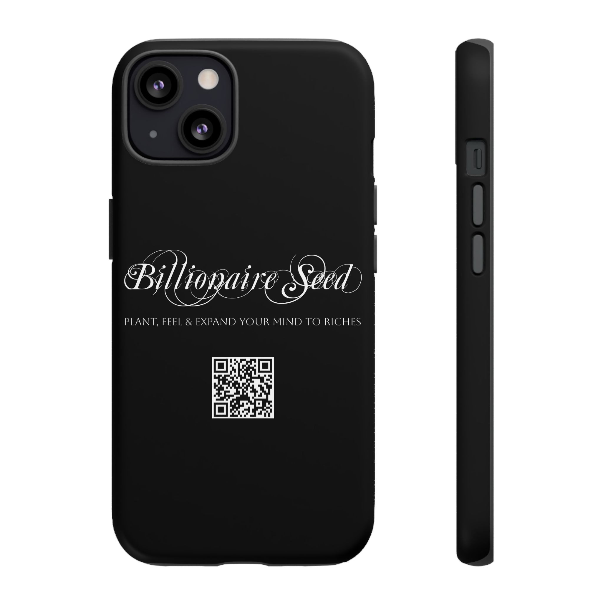 Phone Cases - Plant, Feel & Expand Your Mind To Riches - Billionaire Seed (Black) - Image 30