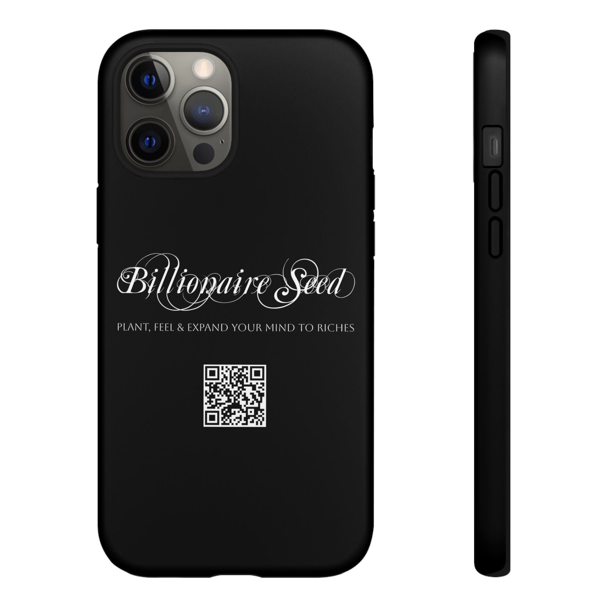 Phone Cases - Plant, Feel & Expand Your Mind To Riches - Billionaire Seed (Black) - Image 28