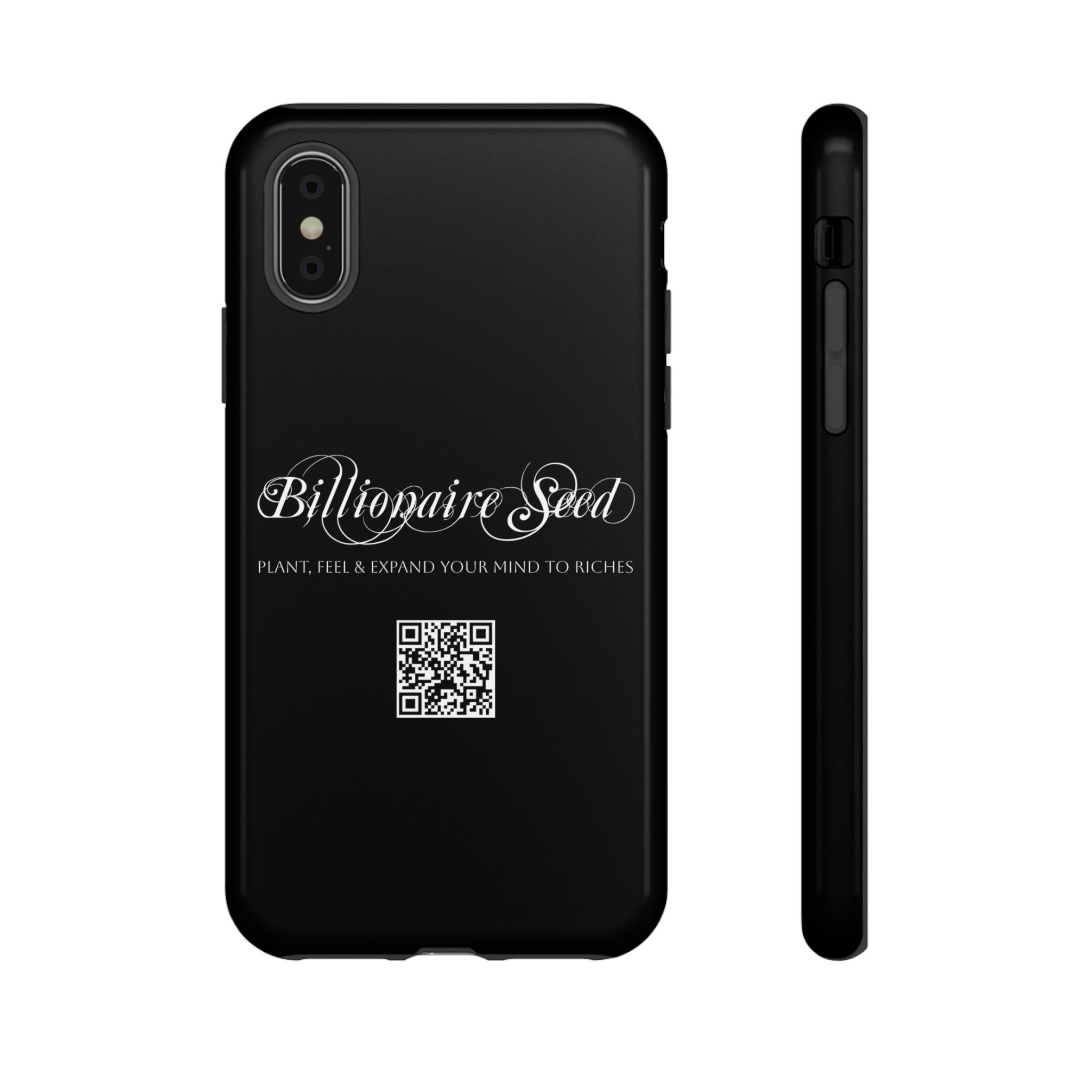 Phone Cases - Plant, Feel & Expand Your Mind To Riches - Billionaire Seed (Black) - Image 7