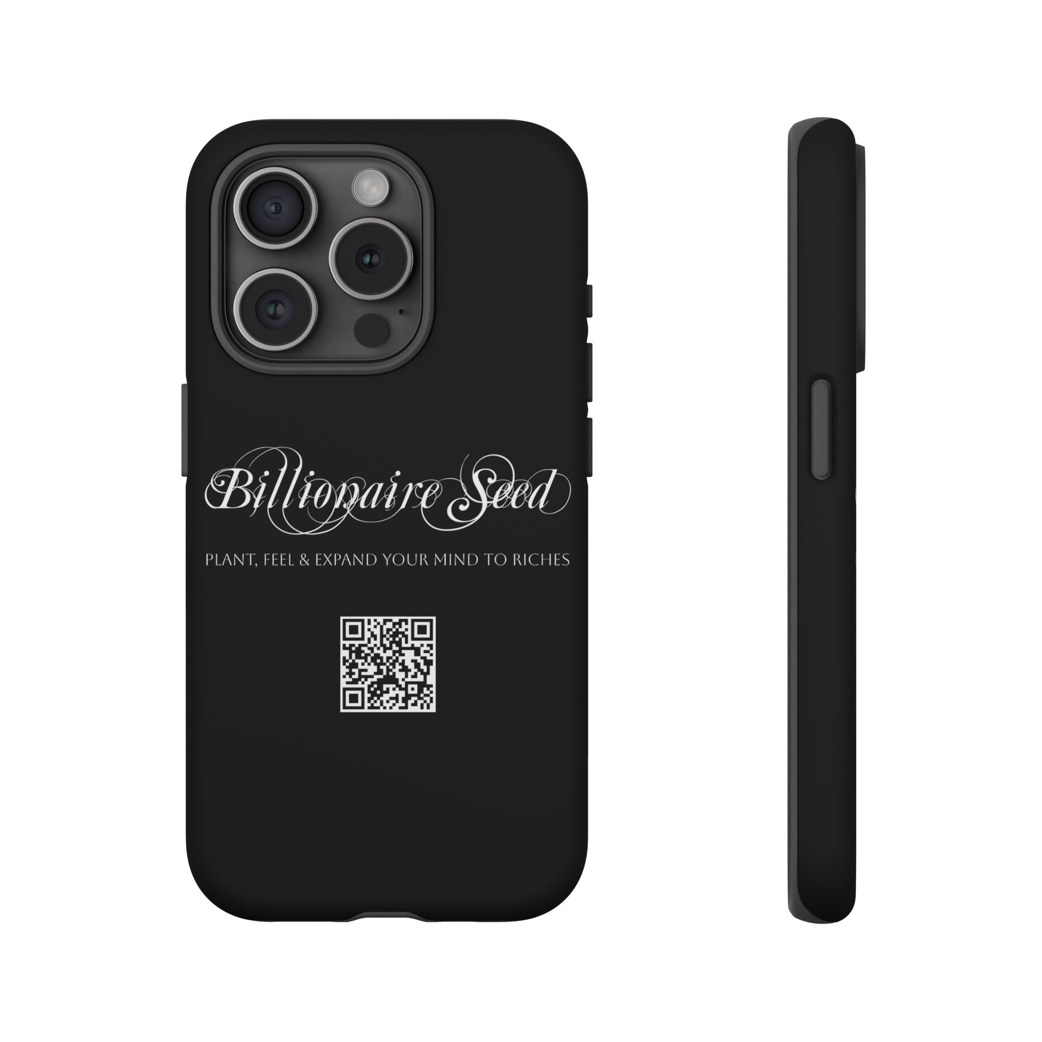 Phone Cases - Plant, Feel & Expand Your Mind To Riches - Billionaire Seed (Black) - Image 56