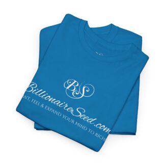 Billionaire Seed – Plant, Feel & Expand Your Mind To Riches - White Print Tee