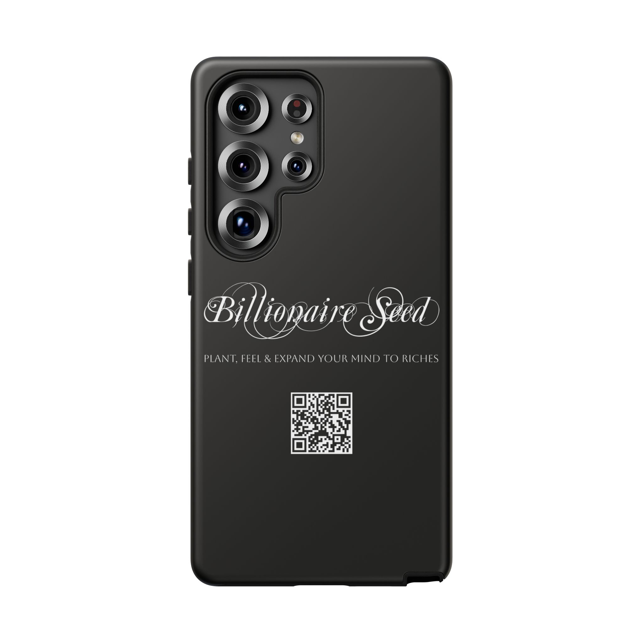 Phone Cases (Samsung) - Plant, Feel & Expand Your Mind To Riches - Billionaire Seed (Black) - Image 12