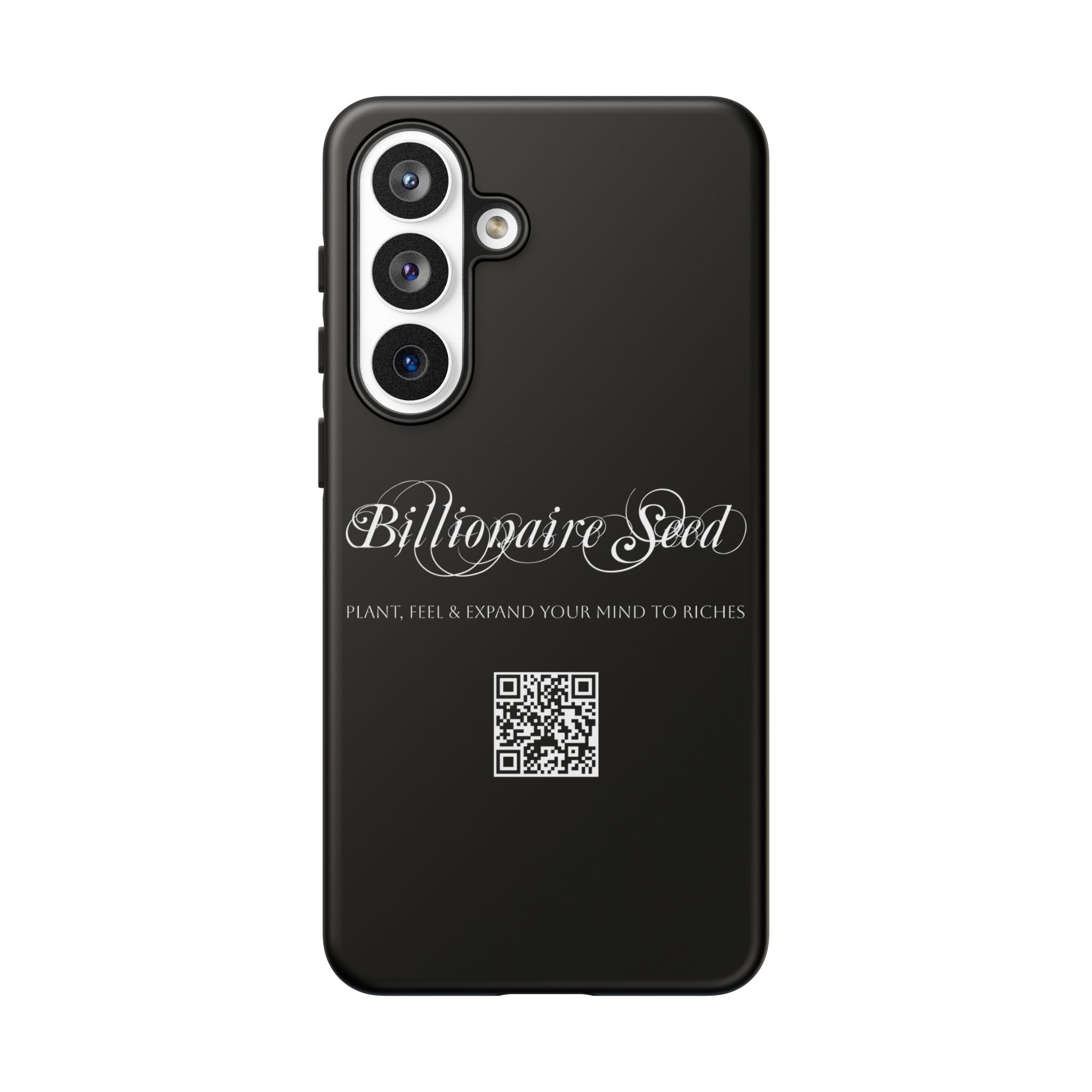 Phone Cases (Samsung) - Plant, Feel & Expand Your Mind To Riches - Billionaire Seed (Black) - Image 16